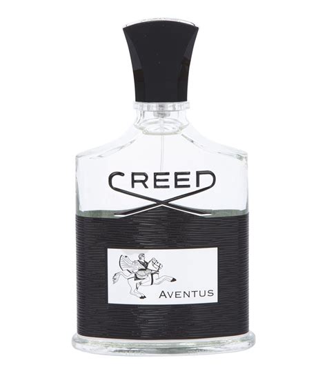 creed aventus bottle clear lettering.